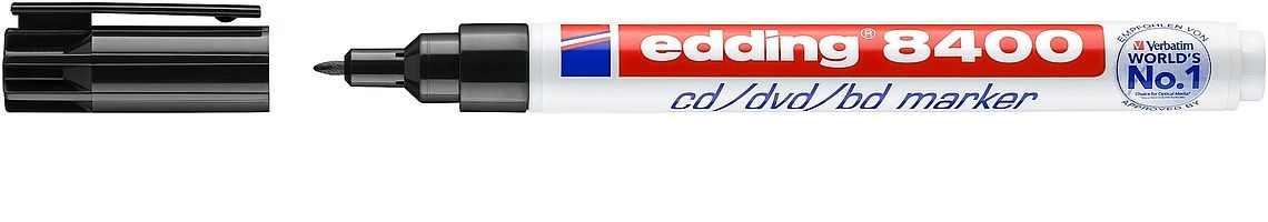 edding 8400 CDMarker schwarz 0,5 1,0 mm, 1 St