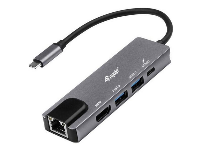Equip Dock USBCHDMI2xUSB30GbE100WPD 25cm si