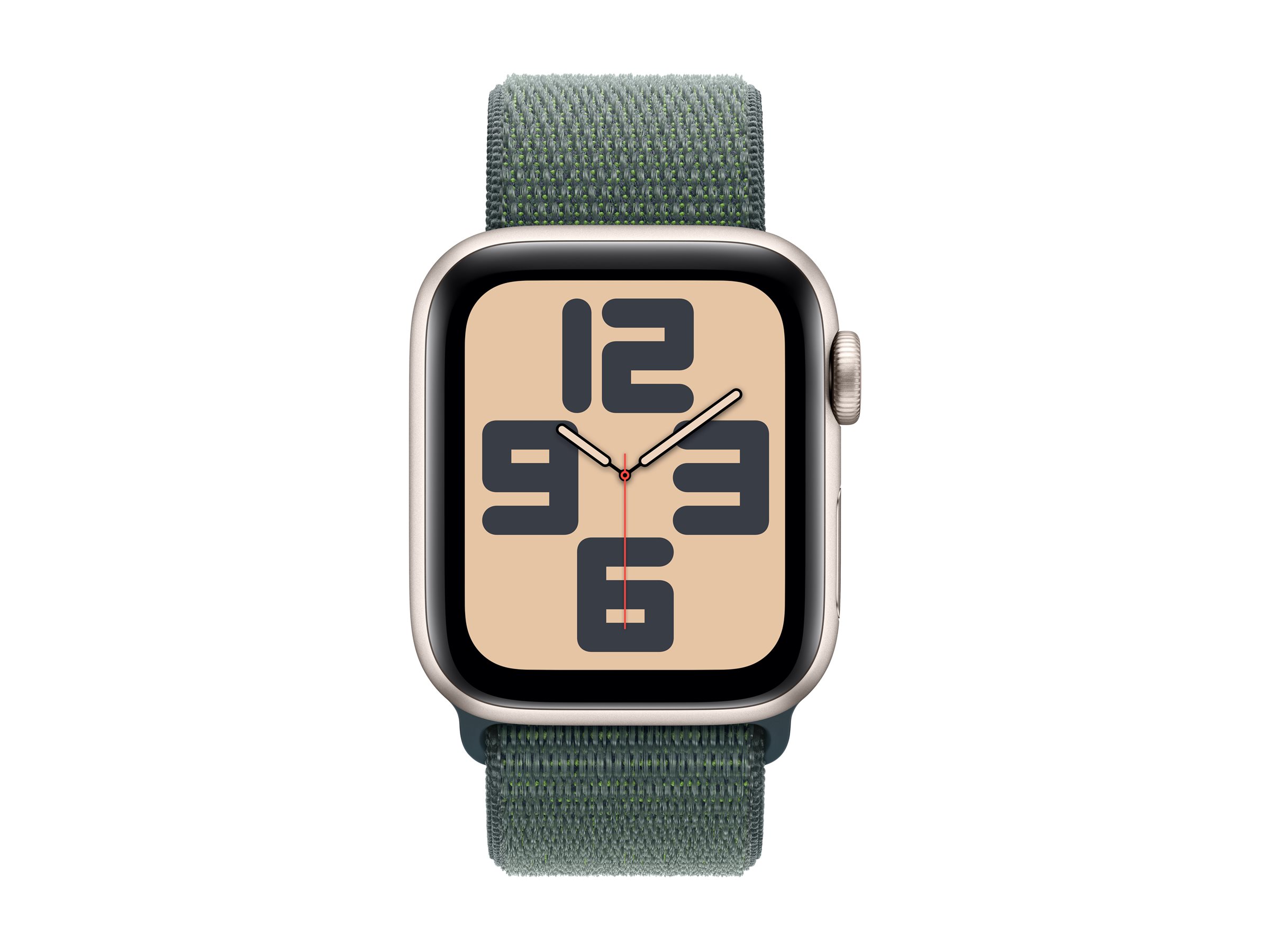 Apple Watch SE 40 mm Aluminium GPSCellular Sport Loop gruen, polarstern