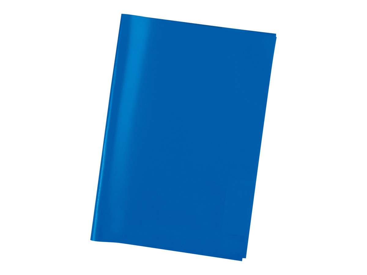 HERMA Heftumschlag transparent blau Kunststoff DIN A4