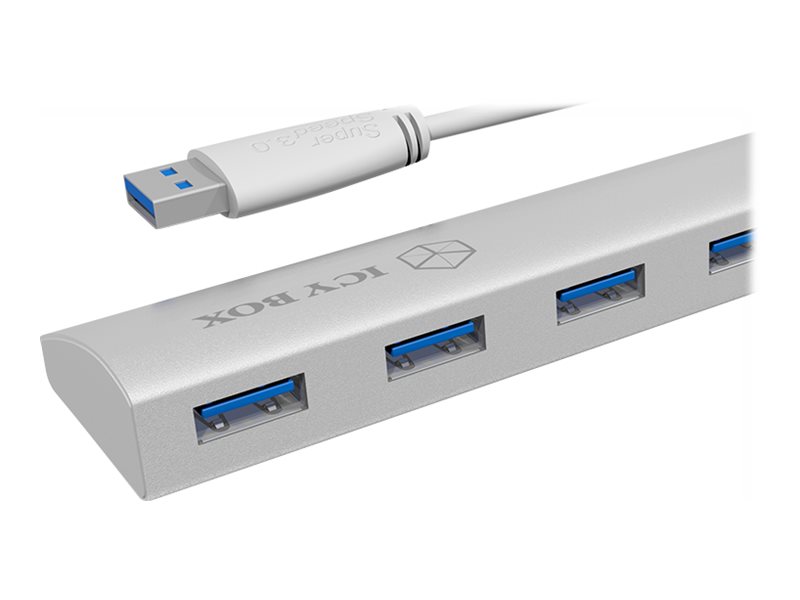 Hub  4-Port IcyBox USB 3.0 IB-AC6401  5 V  (si)