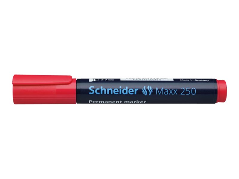 Schneider Maxx 250 Permanentmarker rot 2,0 - 7,0 mm, 1 St. Schneider Maxx 250 Permanentmarker rot 2,0 - 7,0 mm, 1 St.