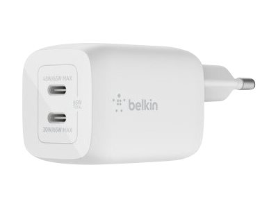 65W Dual USB-C GaN Ladegerät mit Power Deliver und PPS 65W Dual USB-C GaN Ladegerät mit Power Deliver und PPS