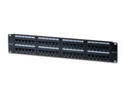 DIGITUS CAT 6, Klasse E PatchPanel ungeschirmt 48Port schwarz
