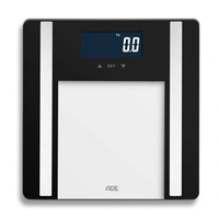 ADE Digitale Körperfettwaage Ines bis 200 kg schwarz