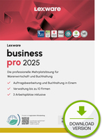 LEXWARE ESD business pro 2025 unbegrenzte Laufzeit Download ABO