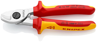 Knipex Kabelschere chrom isol 165mm VDE 1000V