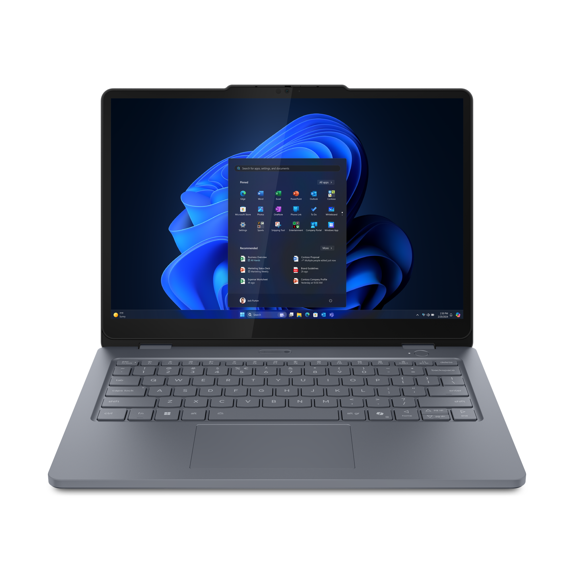 LENOVO 13w 2in1 G3 Intel Core 5 120U 33,78cm 13,3Zoll WUXGA 16GB 512GB SSD UMA W11P No WWAN Integrat Pen Touch Luna Grey TopSeller