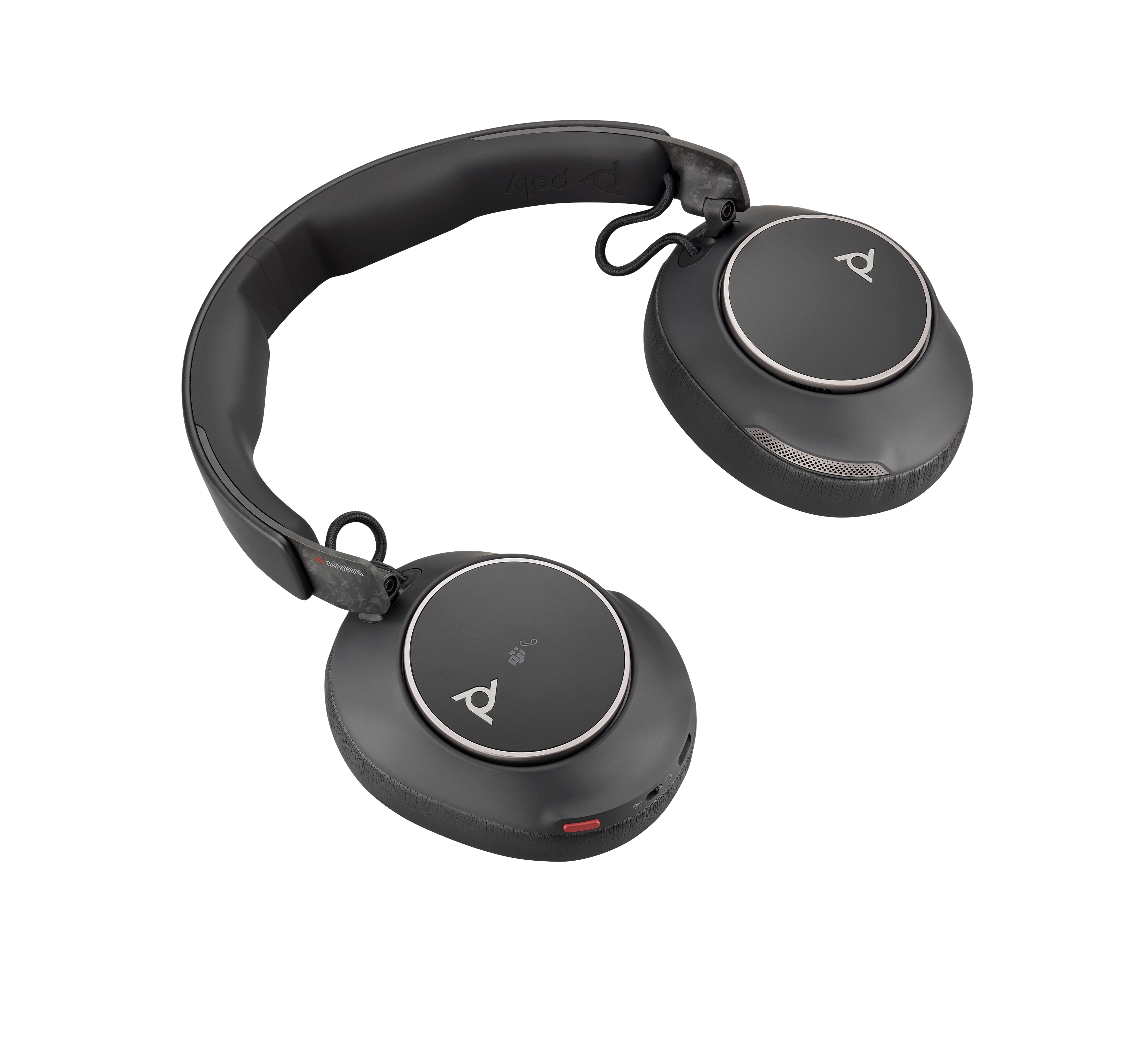 HP Poly Voyager Surround 80 UC Microsoft Teams Certified USBC Bluetooth Headset USBCA Adapter SmartBuy