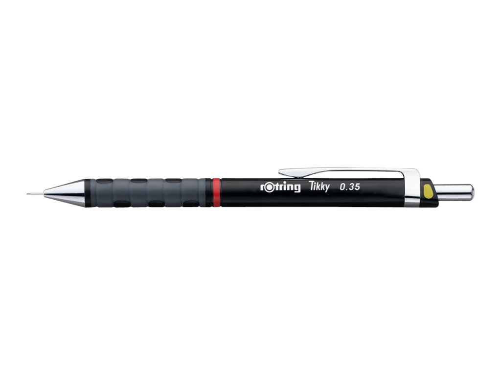 rotring Tikky Druckbleistift-Set schwarz HB 0,35 + 0,5 + 0,7 mm, 3 St.