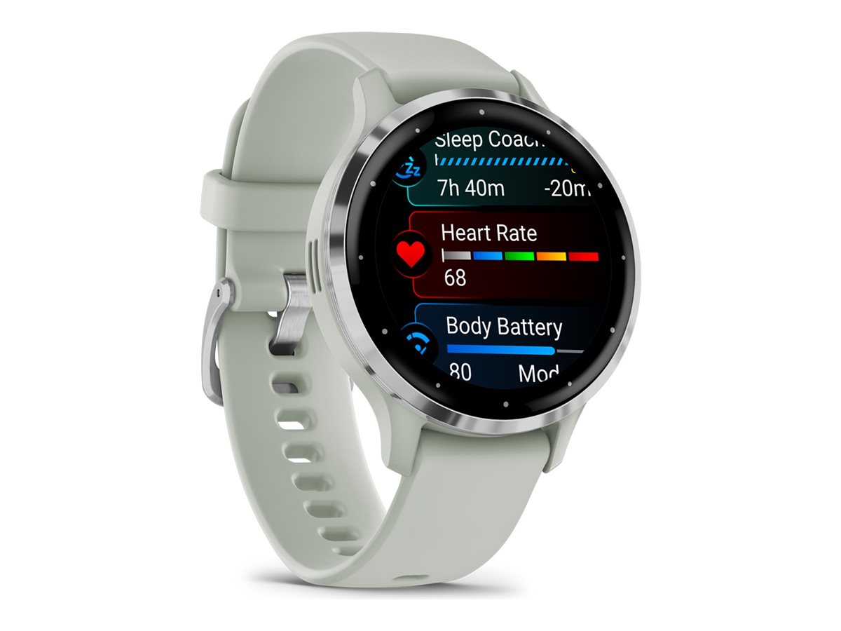 GARMIN Venu 3S Smartwatch salbeigrau, silber