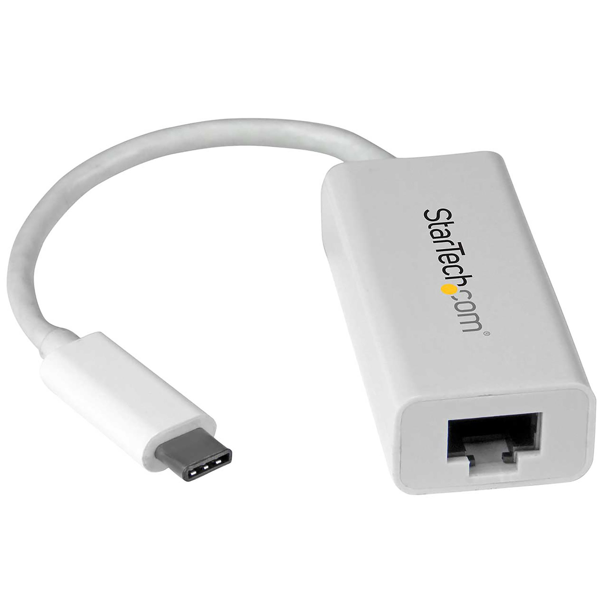 STARTECHCOM US1GC30W USB 30 Type C to Gigabit Ethernet Adapter White