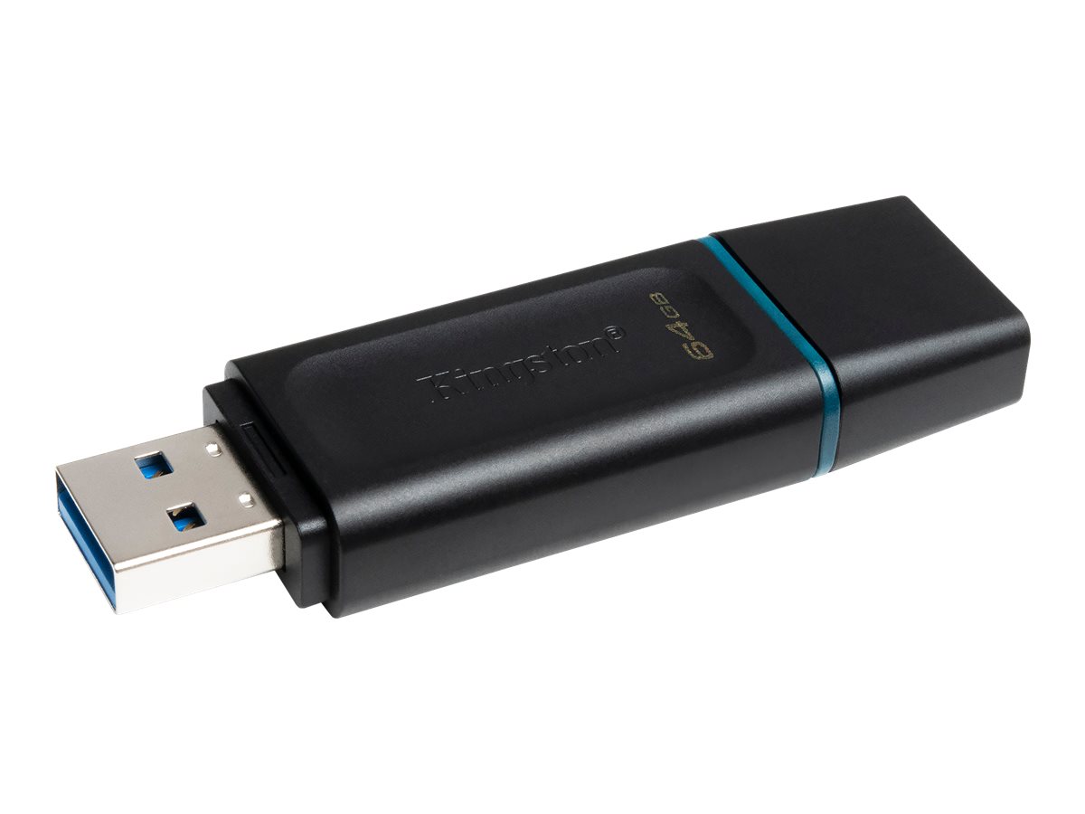 KINGSTON 64GB USB3.2 Gen1 DataTraveler Exodia Black + Teal KINGSTON 64GB USB3.2 Gen1 DataTraveler Exodia Black + Teal