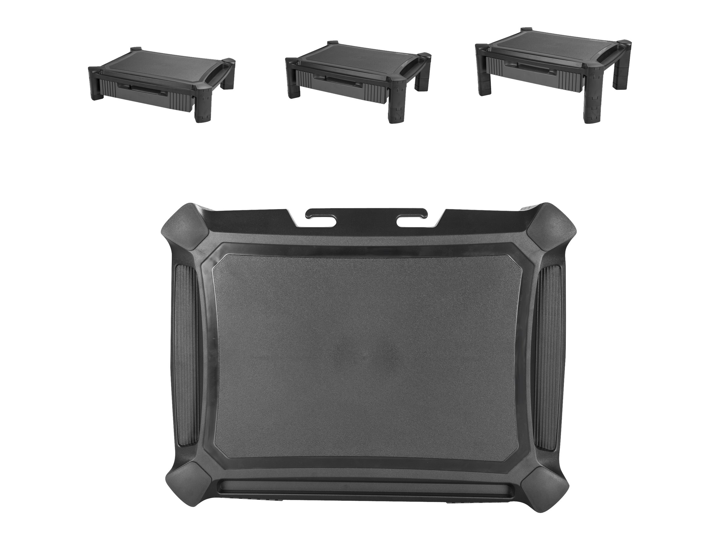 STARTECH.COM Adjustable Monitor Riser - Drawer - Monitors up to 32in - Adjustable Height - Monitor Stand - Computer Monitor Riser