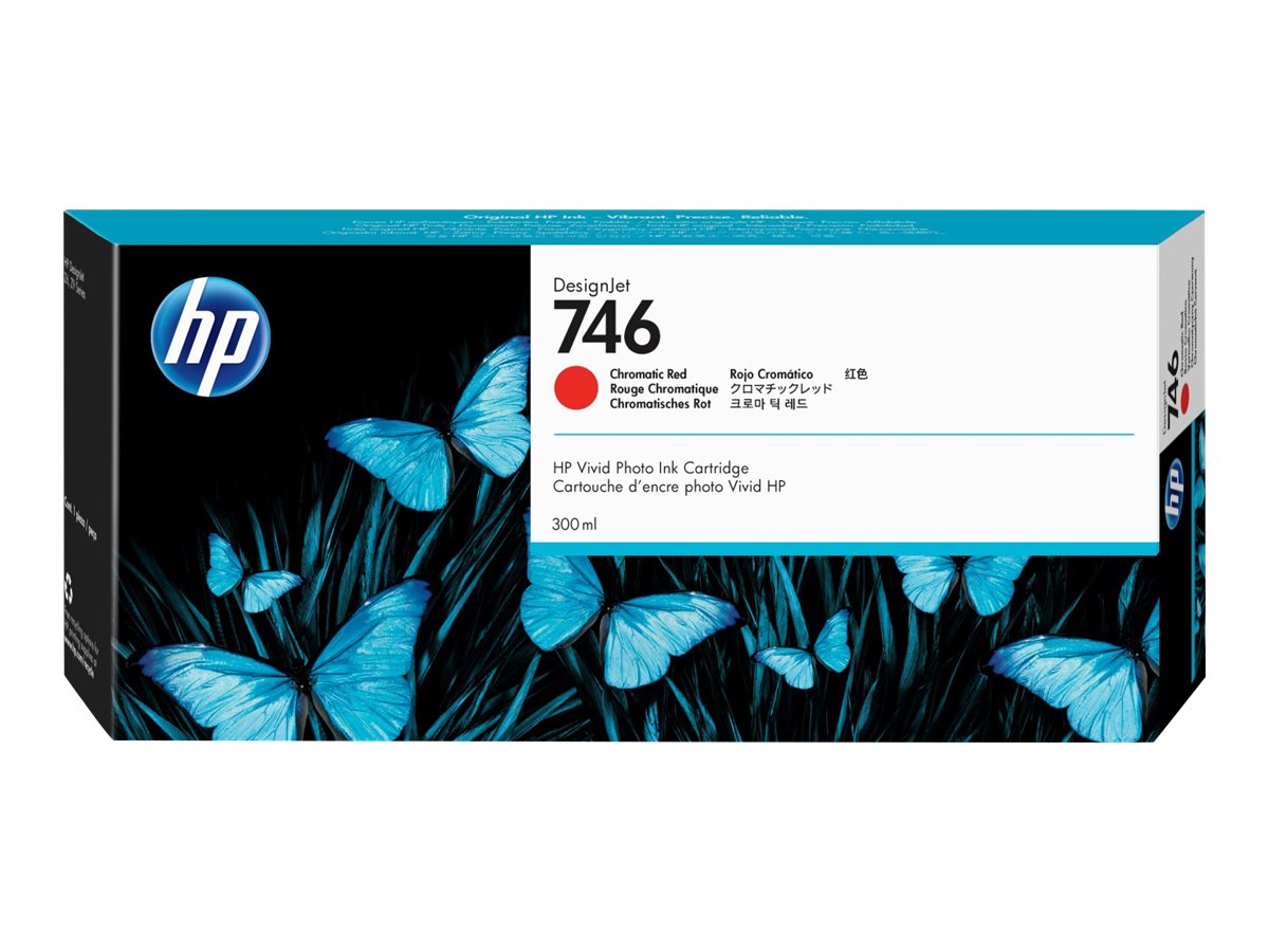 HP 746 300-ml Chromatic Red Ink Cartridge HP 746 300-ml Chromatic Red Ink Cartridge