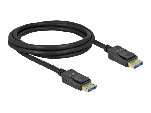 Delock DisplayPort Kabel 10K 60 Hz 54 Gbps Kunststoffgehaeuse 2 m Delock DisplayPort Kabel 10K 60 Hz 54 Gbps Kunststoffgehaeuse 2 m