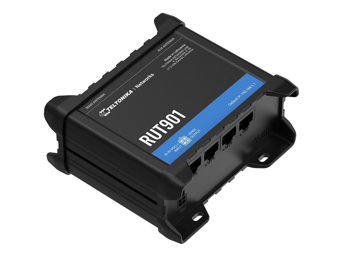TELTONIKA NETWORKS RUT901 DUAL SIM 4GLTE3G WiFi Router
