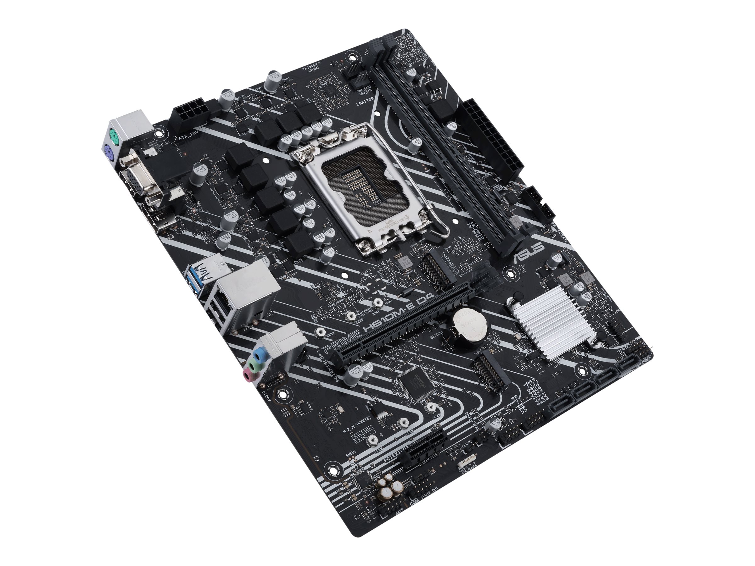 ASUS PRIME H610ME D4CSM LGA1700 mATX MB 2xDDR4 4xSATA 2xM2