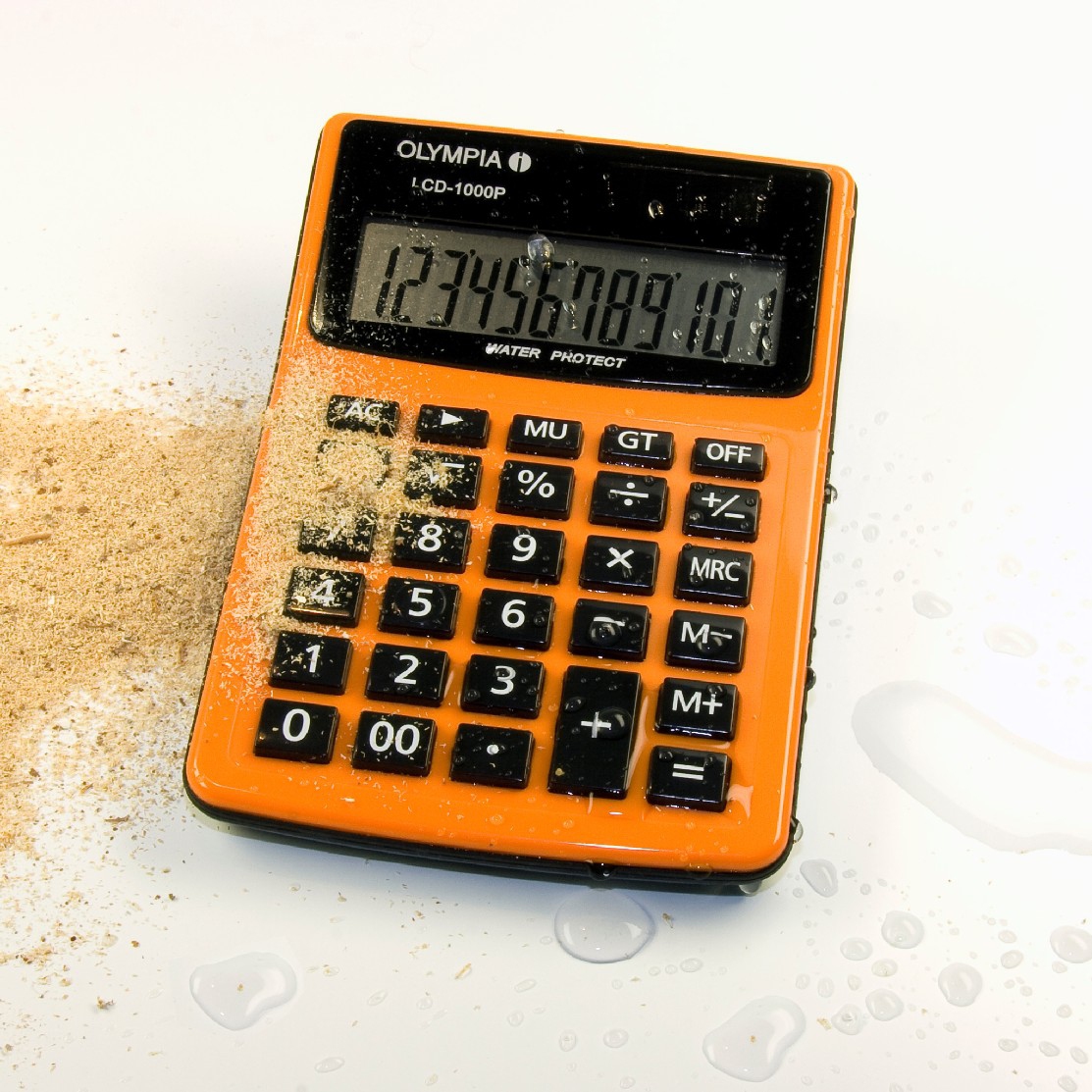 OLYMPIA LCD-1000P Tischrechner orange OLYMPIA LCD-1000P Tischrechner orange