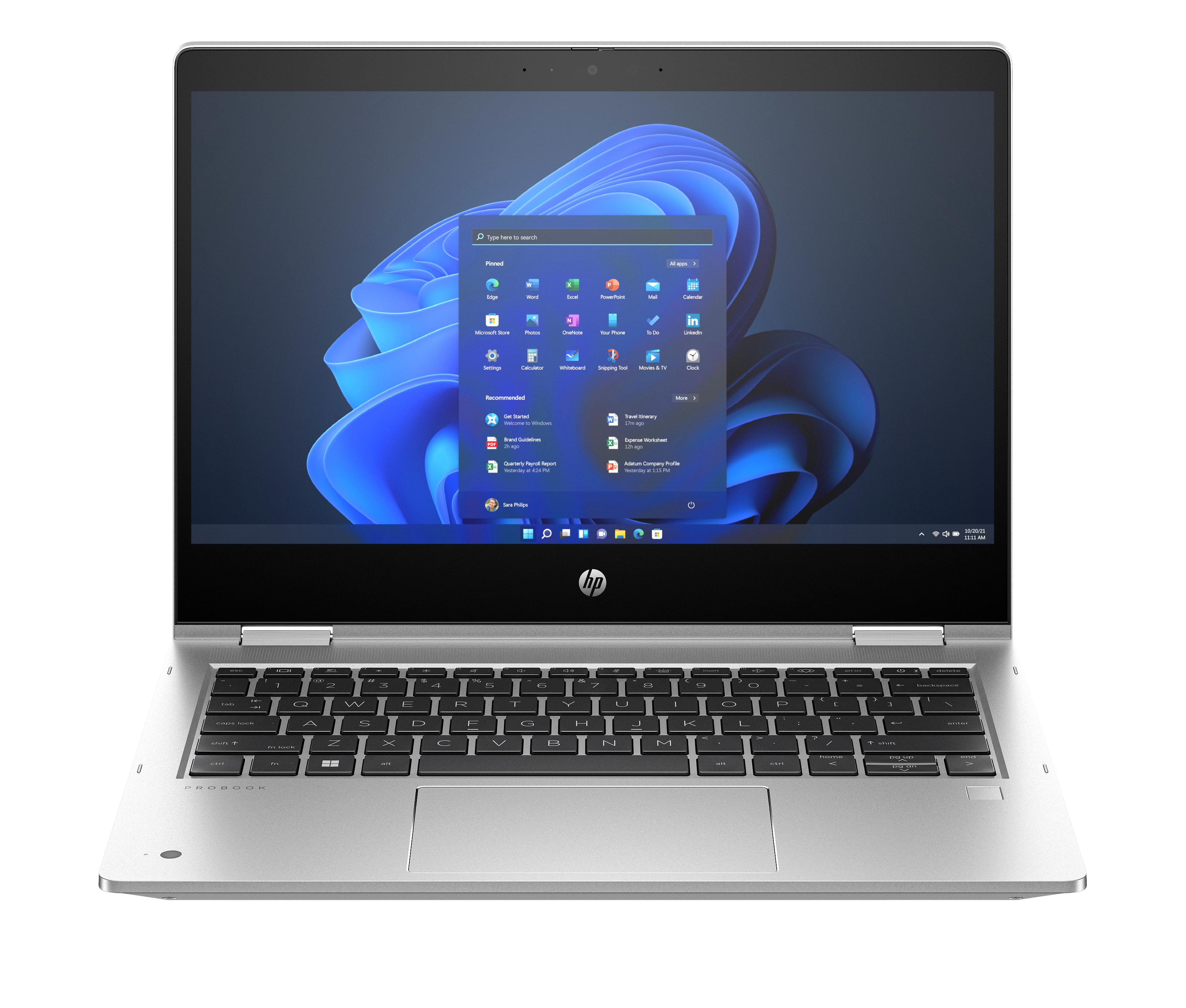 HP Pro x360 435 G10 AMD Ryzen 7 7730U 33,8cm 13,3Zoll FHD BV 400 Touch 2x16GB 1TBPCIe NVMeSSD UMA WiFi 6E BT FPR W11P 3J Gar DE