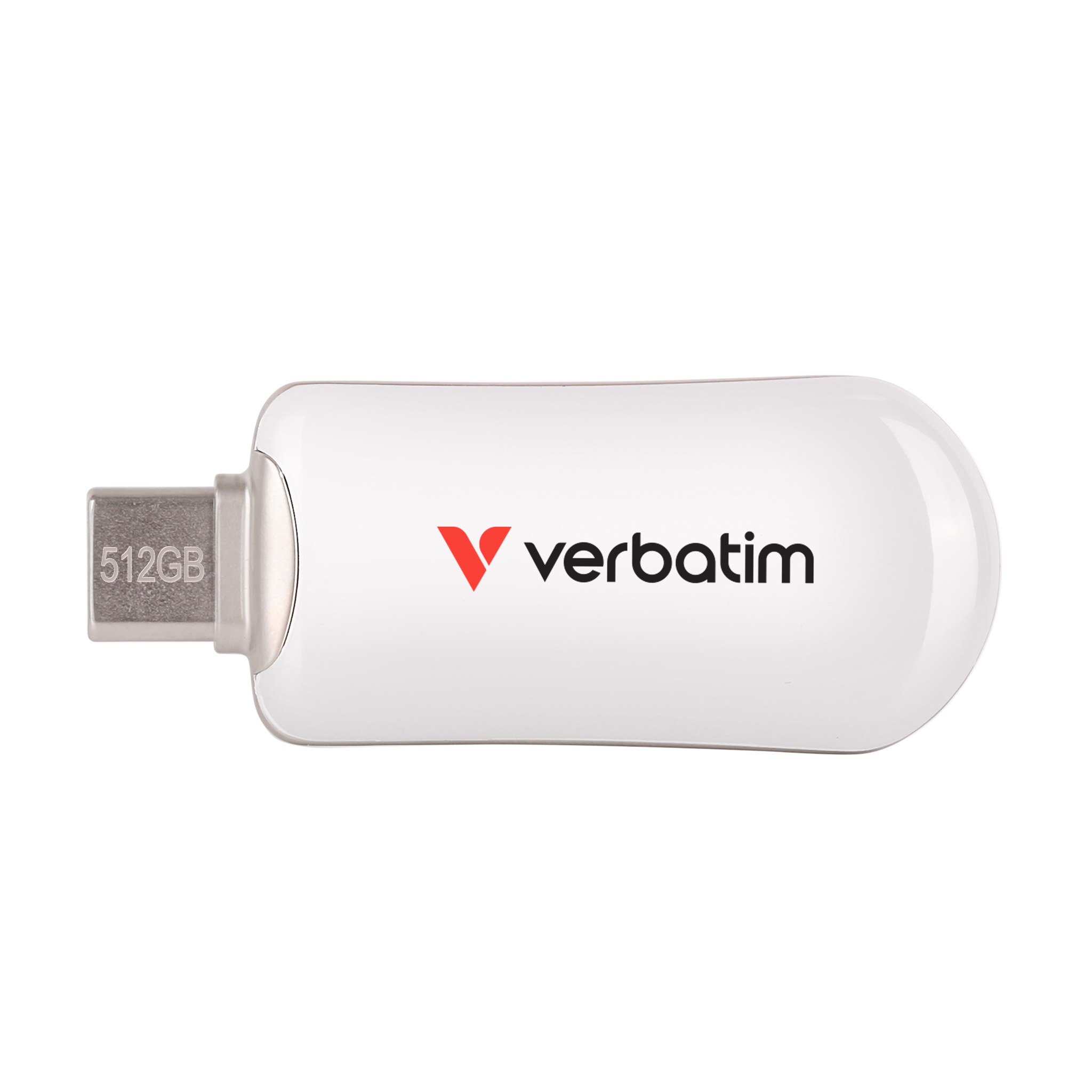 Verbatim Plectra White 512GB USBC Flash Drive 30231