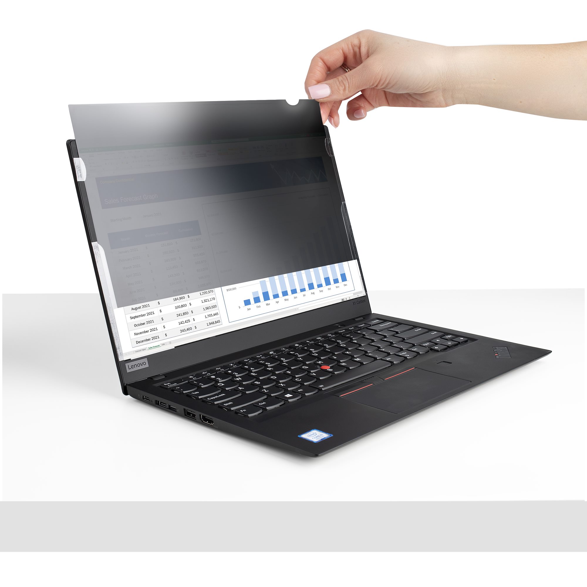 STARTECHCOM 39,62cm 15,6Zoll 169 Laptop Sichtschutzfolie AntiGlare Privacy Screen
