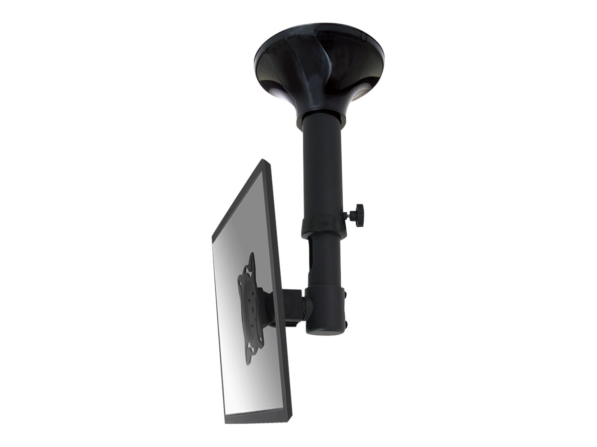 NEOMOUNTS FPMA-C025BLACK Ceiling Mount fuer Flatscreens 25,4-76,2cm 10-30Zoll 1 pivot max 12kg VESA 75x75 or 100x100mm sch