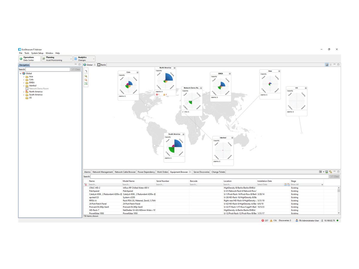 APC IT Advisor Support Contract for Perpetual License Capacity 1 Year 100 Racks