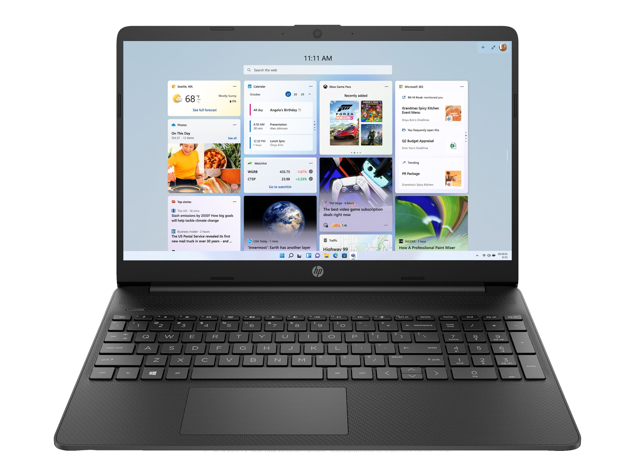 HP 15s-fq0510ng 9V9F2EA Notebook 39,6 cm (15,6 Zoll), 8 GB RAM, 512 GB SSD, Intel® Celeron® N4100