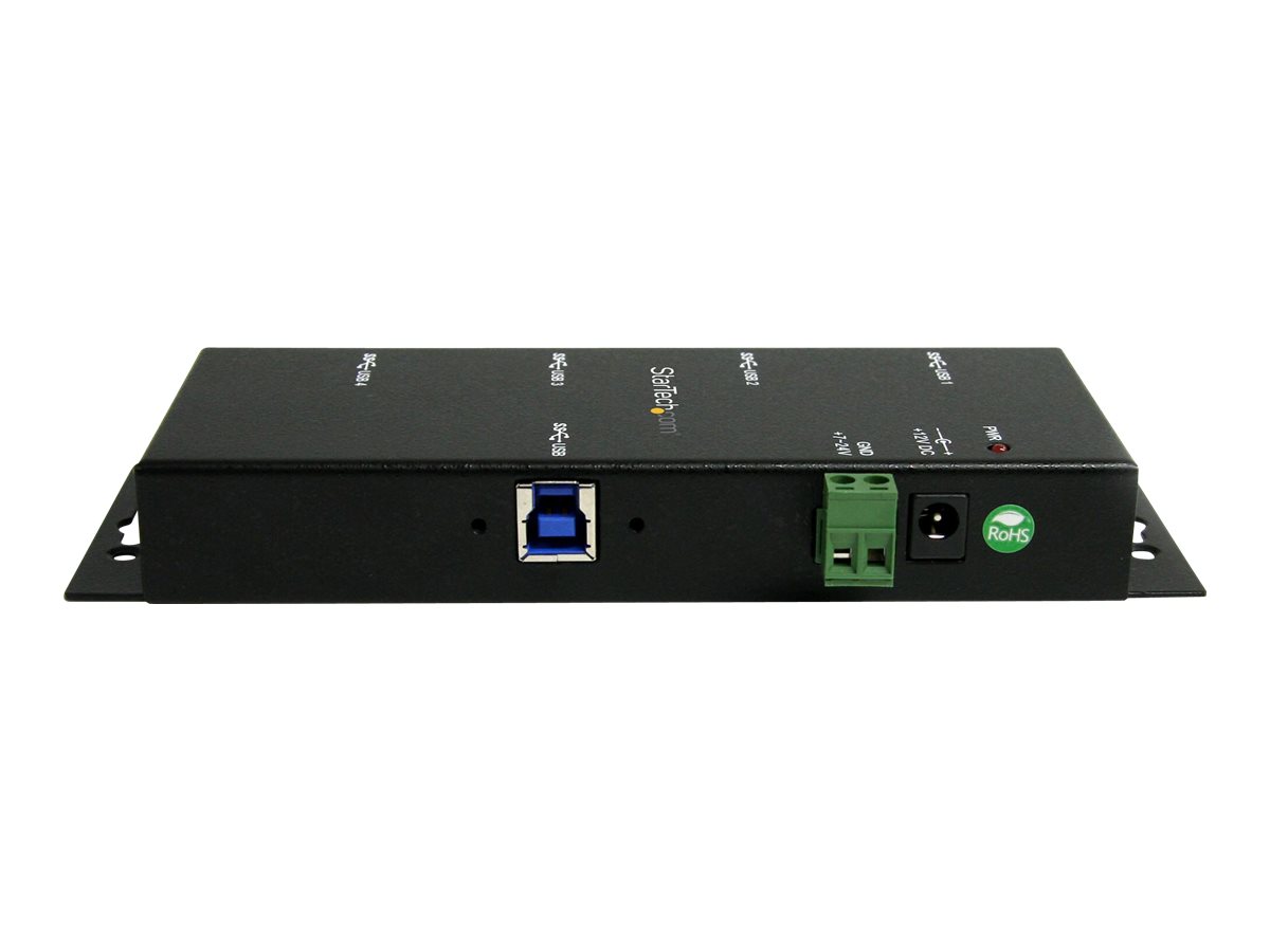 STARTECH.COM Mountable 4-Port Rugged Industrial USB 3.0 SuperSpeed Hub