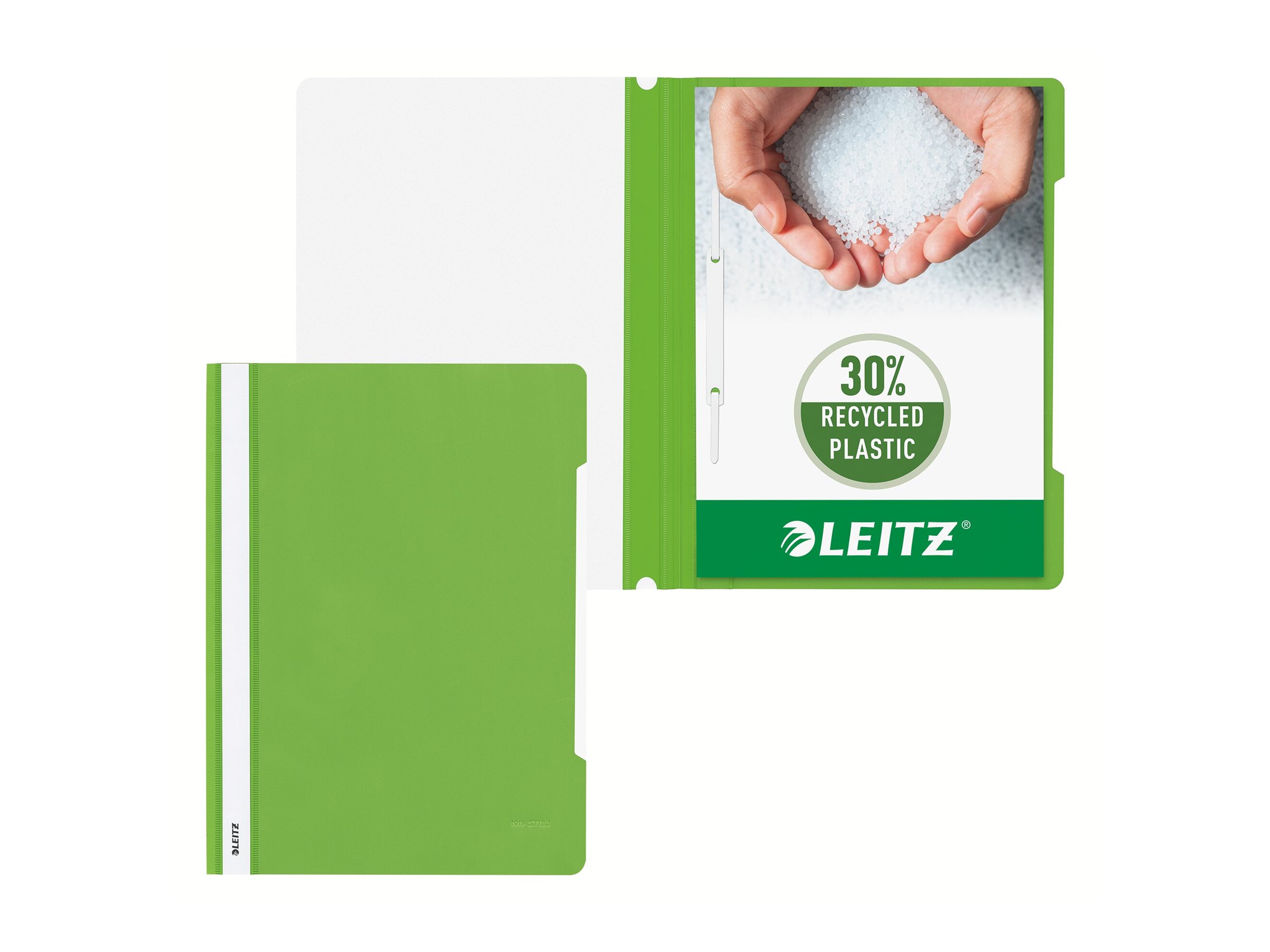 LEITZ Schnellhefter 4191 Kunststoff hellgruen DIN A4