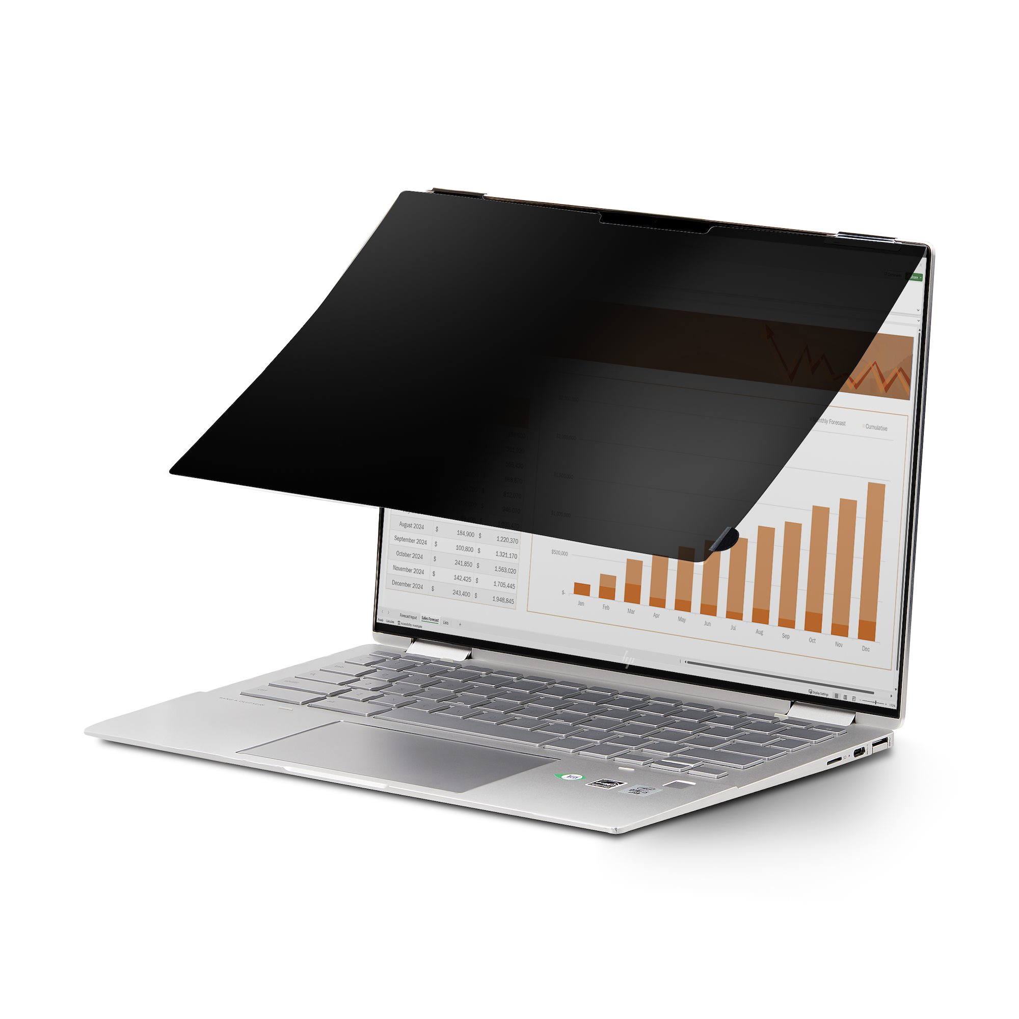 STARTECHCOM 35,56cm 14Zoll 1610 Touch Blickschutzfilter Laptop Sichtschutzfilter AntiGlare Blaulichtfilter FlipOver Blickschutz