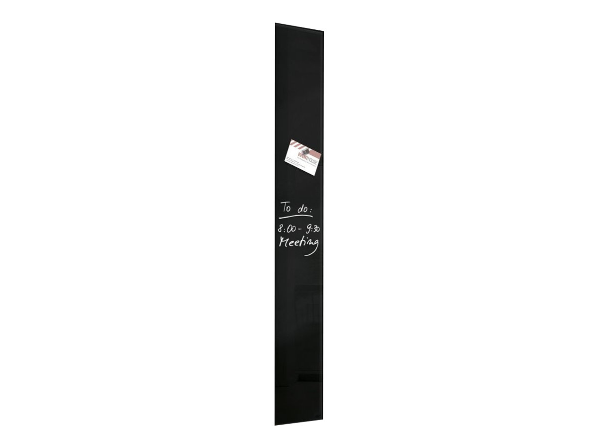 SIGEL Glas-Magnettafel artverum® 12,0 x 78,0 cm schwarz