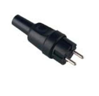 Bachmann Vollgummi-Konturenstecker 919.179 schwarz