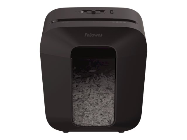 AKTION Fellowes Powershred LX70 Aktenvernichter mit Partikelschnitt P4, 4 x 40 mm, bis 11 Blatt, schwarz mit 20 Euro CashBack