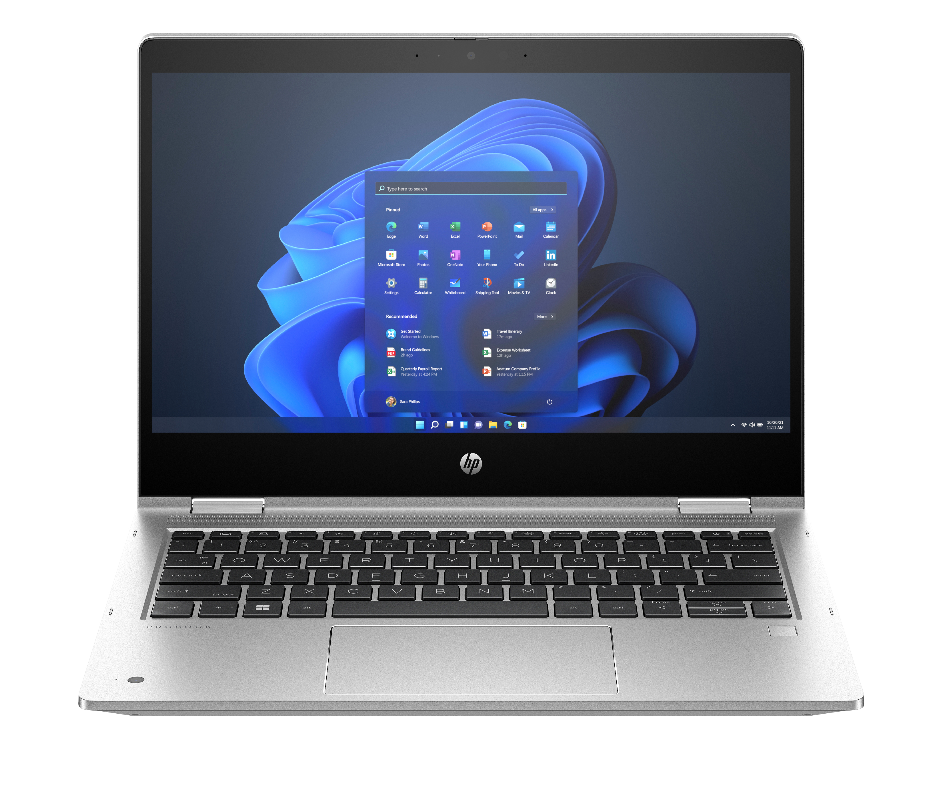 HP Pro x360 435 G10 AMD Ryzen 5 7530U 33,8cm 13,3Zoll FHD 1x16GB 512GBPCIe NVMeSSD WiFi 6E FPR W11P 3J Gar SmartBuy DE