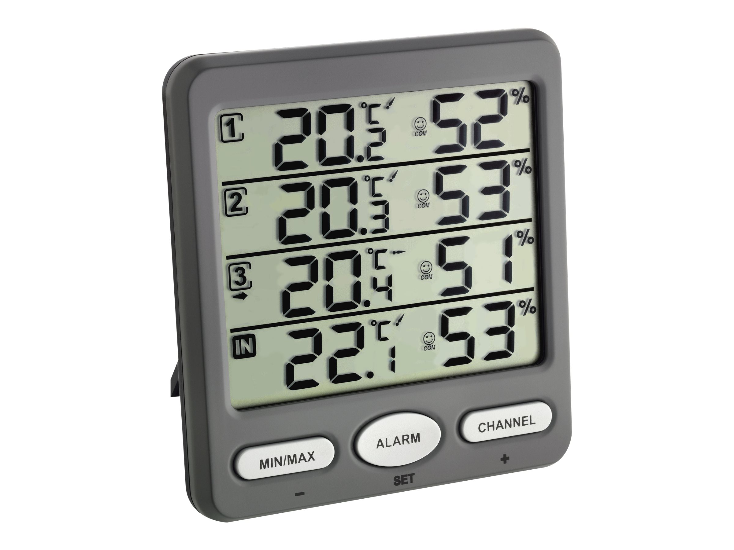 TFA® Klima Monitor 30.3054.10 Wetterstation grau TFA® Klima Monitor 30.3054.10 Wetterstation grau