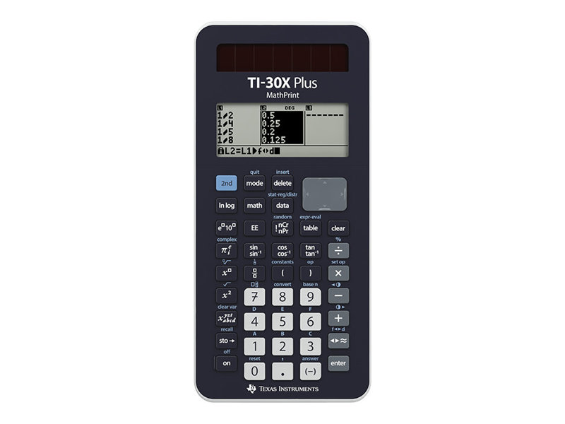 TEXAS INSTRUMENTS TI-30X Plus MathPrintâ„¢ Wissenschaftlicher Taschenrechner schwarz TEXAS INSTRUMENTS TI-30X Plus MathPrintâ„¢ Wissenschaftlicher Taschenrechner schwarz