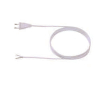 Bachmann Zuleitung mit Eurostecker in weiss, Laenge 2m