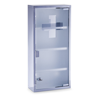 Zeller Medizinschrank ohne Fuellung silber Zeller Medizinschrank ohne Fuellung silber