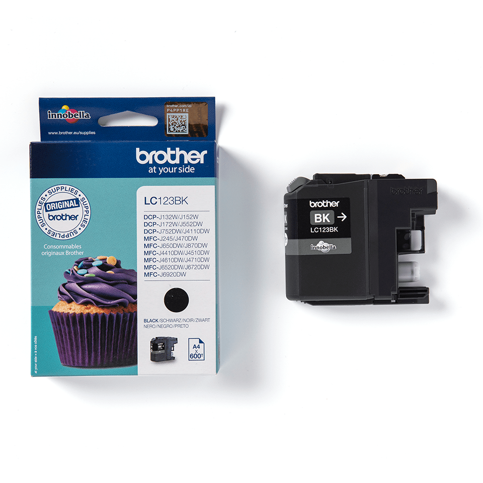 LC123BK BROTHER MFC Tinte black ST 600