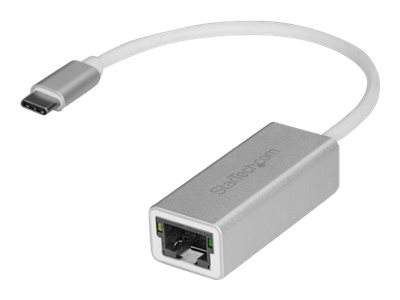 StarTech.com USB-C to Gigabit Ethernet Adapter - Aluminum - Thunderbolt 3 Port Compatible - USB Type C Network Adapter (US1GC30A) - Netzwerkadapter - USB-C - Gigabit Ethernet