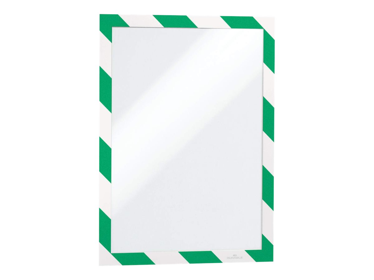 DURABLE Magnetrahmen DURAFRAMEÂ® MAGNETIC SECURITY A4 grÃ¼n A4, 5 St.
