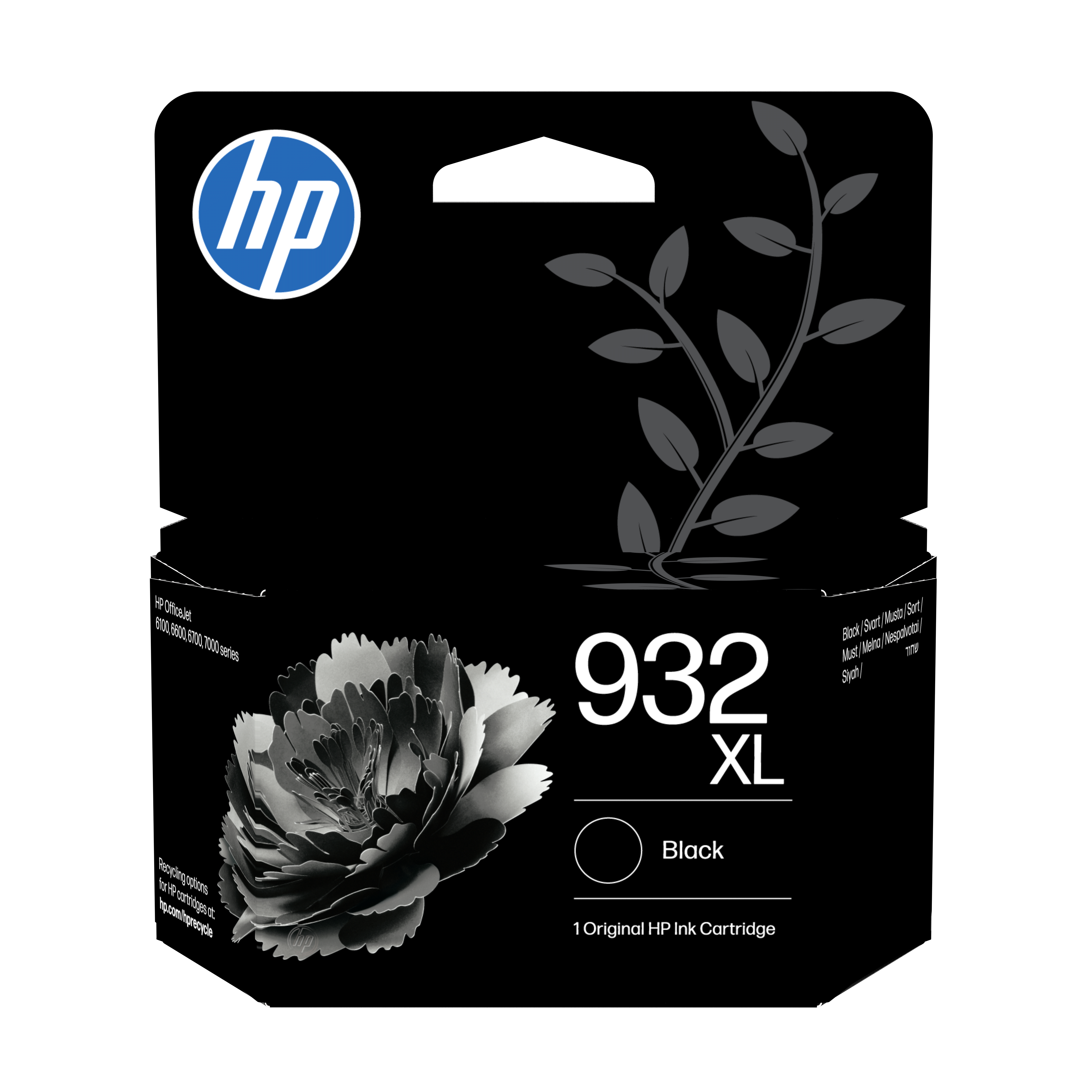 HP 932XL Tintenpatrone Schwarz Hohe Ergiebigkeit