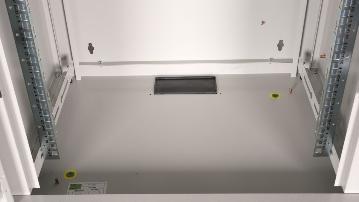 19 Netzwerkschrank Glastuer PM 600x450mm 9HE grau