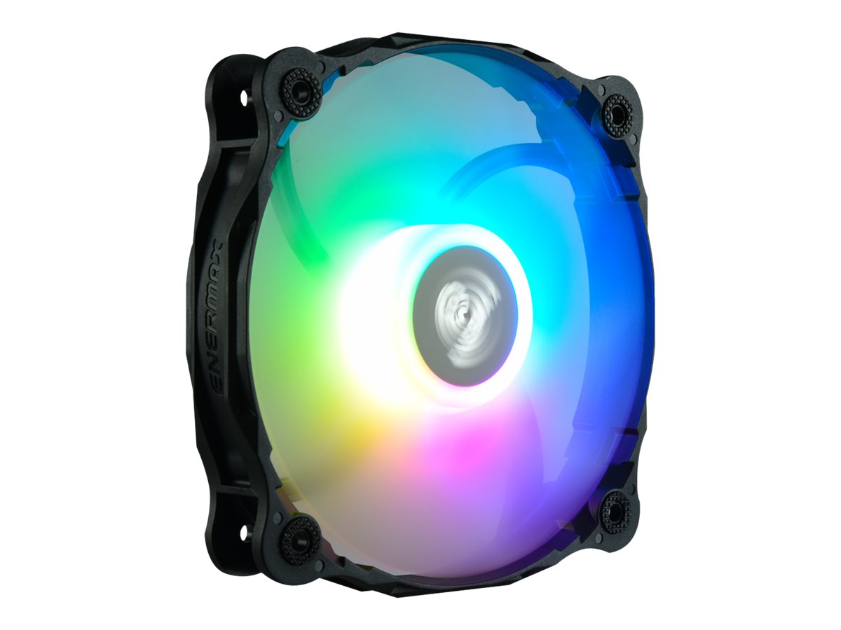 ENERMAX ETS-F40-FS ARGB CPU Cooler mit ARGB Silence PC Luefter 14cm. 6mm Heatpipes direct touch. Platzsparende Bauweise