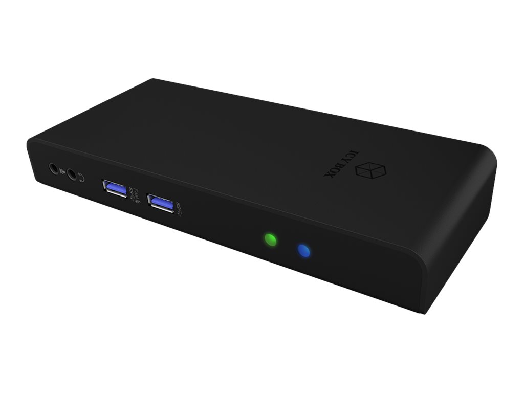 ICY BOX USB 3.0 Dual Docking Station IB-DK2251 2x HDMI 2048x1152 Px Gigabit LAN 2x USB 3.0 4x USB 2.0 Hub Audio 1x USB BC1.2 ICY BOX USB 3.0 Dual Docking Station IB-DK2251 2x HDMI 2048x1152 Px Gigabit LAN 2x USB 3.0 4x USB 2.0 Hub Audio 1x USB BC1.2