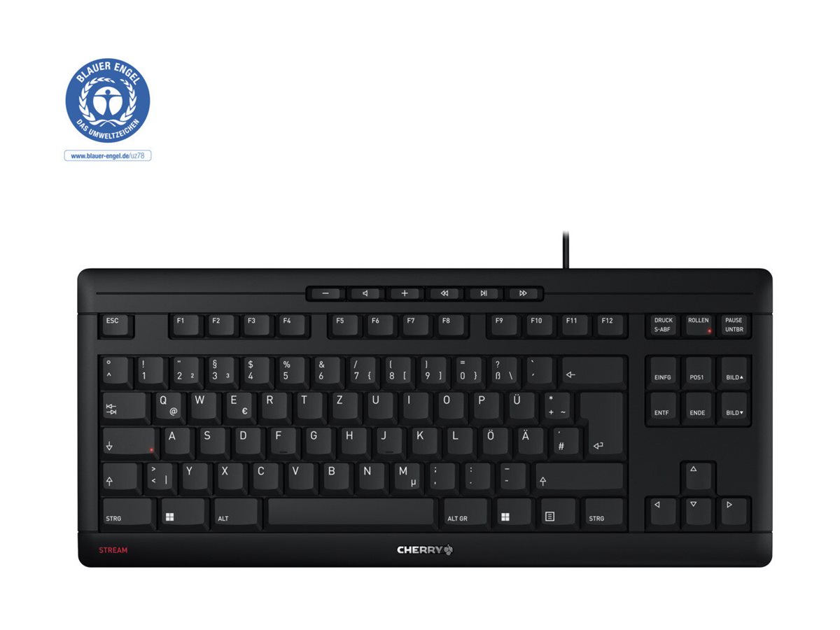 JK-8600DE-2 CHERRY Stream TKL Tastatur JK-8600DE-2 CHERRY Stream TKL Tastatur