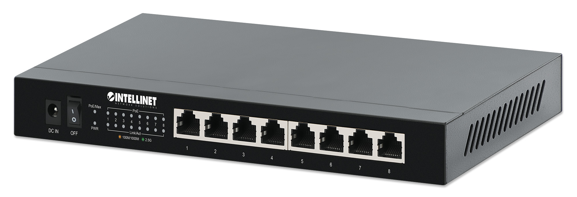 Intellinet 8-Port 2,5G Ethernet PoE+ Switch