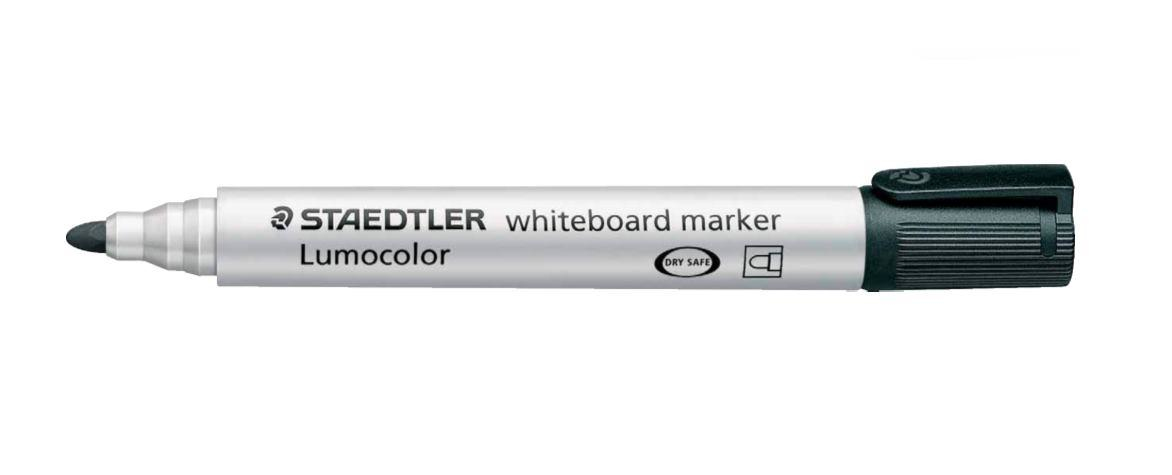 STAEDTLER Lumocolor Whiteboard-Marker schwarz 2,0 mm, 10 St. STAEDTLER Lumocolor Whiteboard-Marker schwarz 2,0 mm, 10 St.
